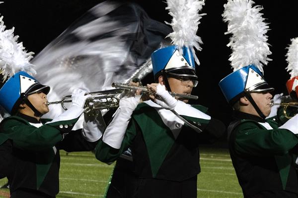 Arundel High School Marching Band Performing